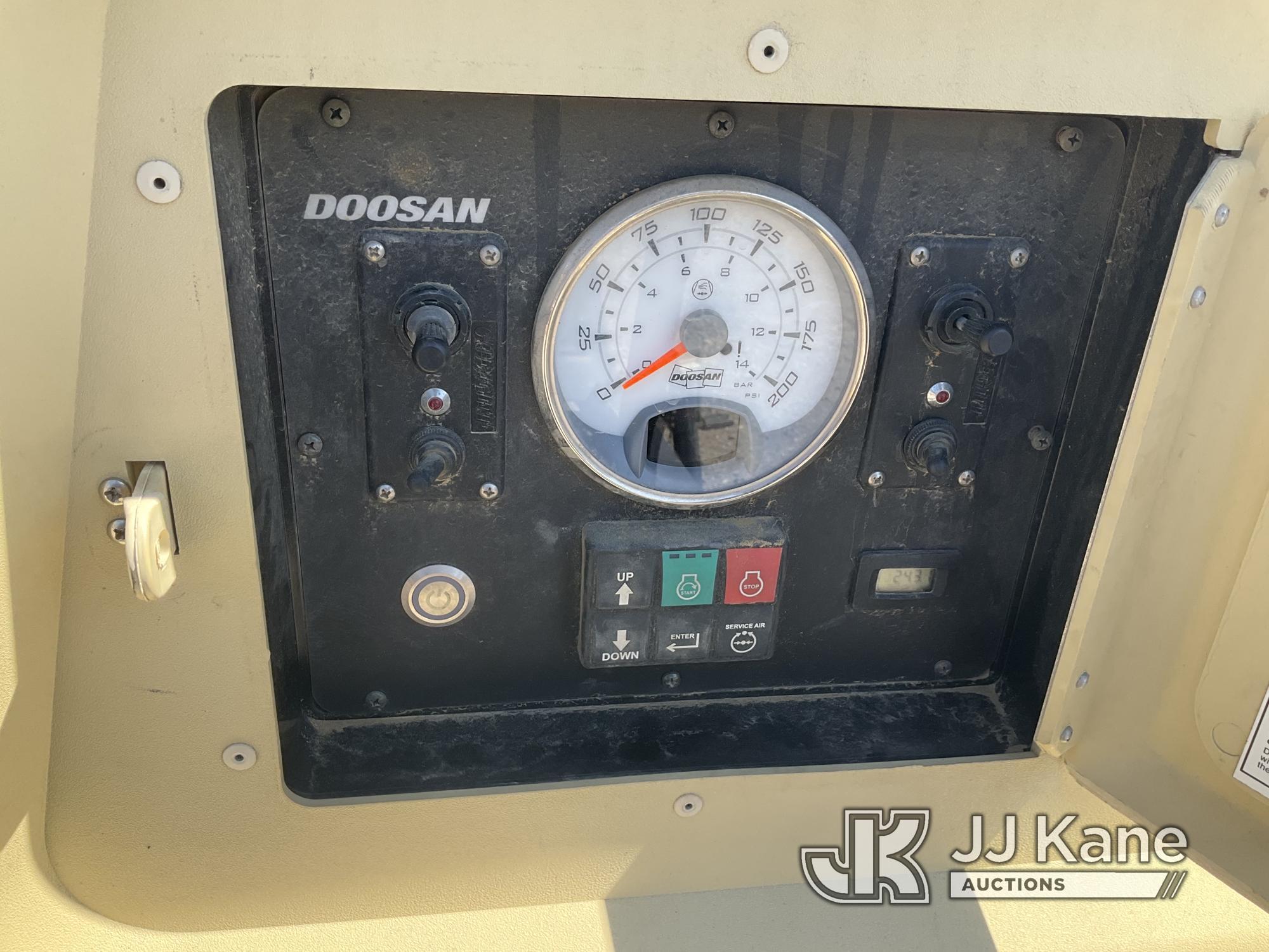 (Jurupa Valley, CA) 2019 DOOSAN P185WD0-T4F Portable Air Compressor Not Running