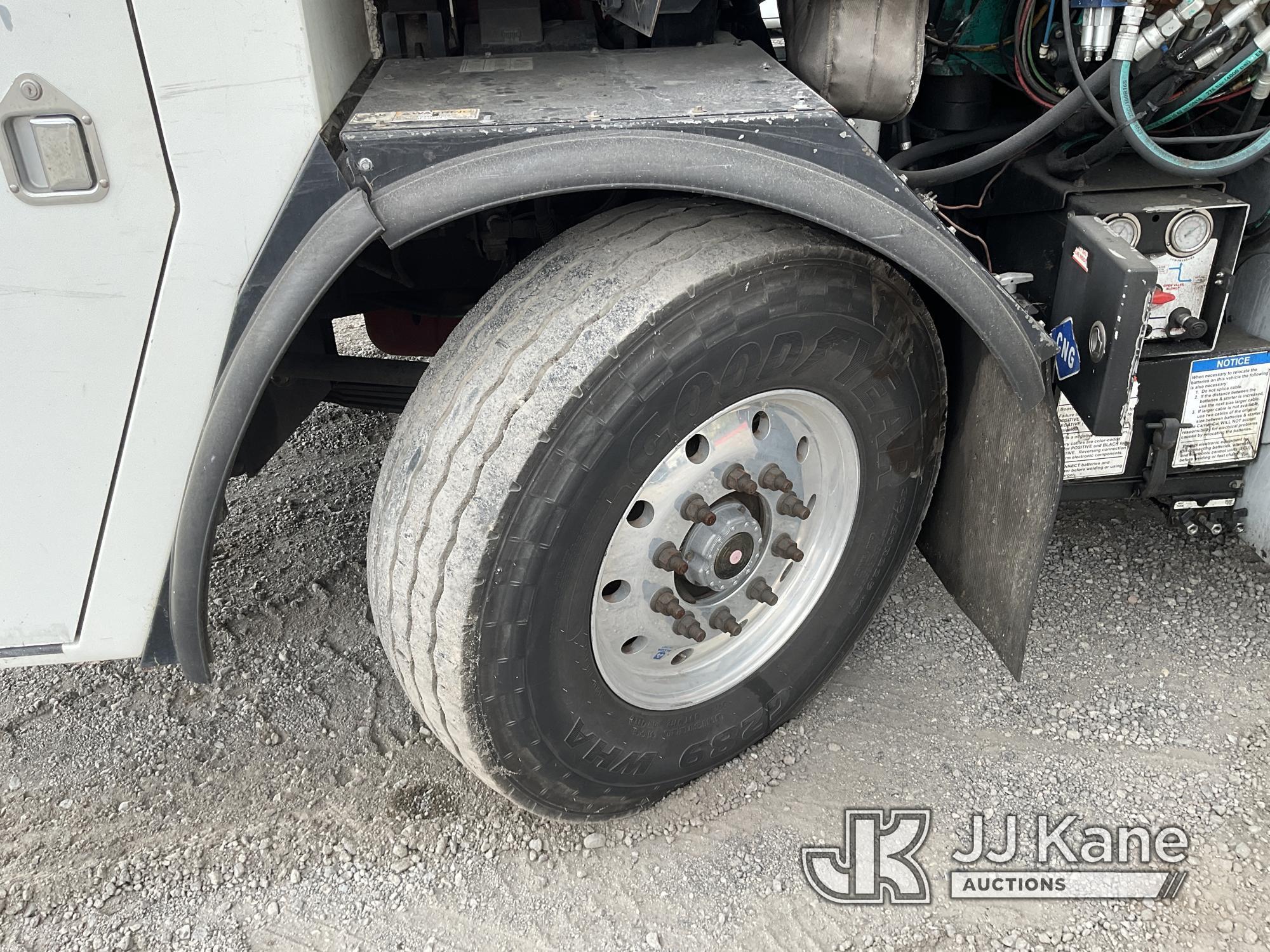 (Jurupa Valley, CA) 2013 Crane Carrier Co. Low Entry Wayne Curbtender Engine Stripped of Parts