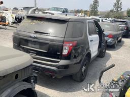 (Jurupa Valley, CA) 2014 Ford Explorer AWD Police Interceptor 4-Door Sport Utility Vehicle Not Runni