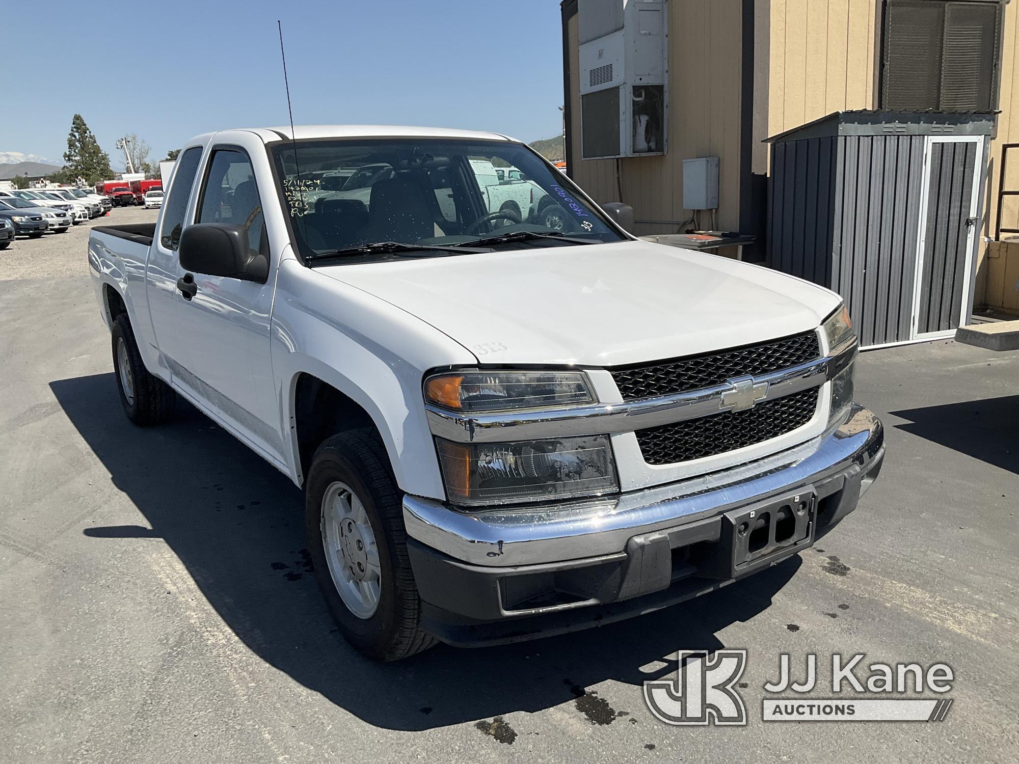 (Jurupa Valley, CA) 2005 Chevrolet Colorado Extended-Cab Pickup Truck Runs & Moves, Failed Smog