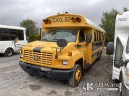 (Jurupa Valley, CA) 2009 Chevrolet C5500 School Bus Not Running, Stripped Of Parts