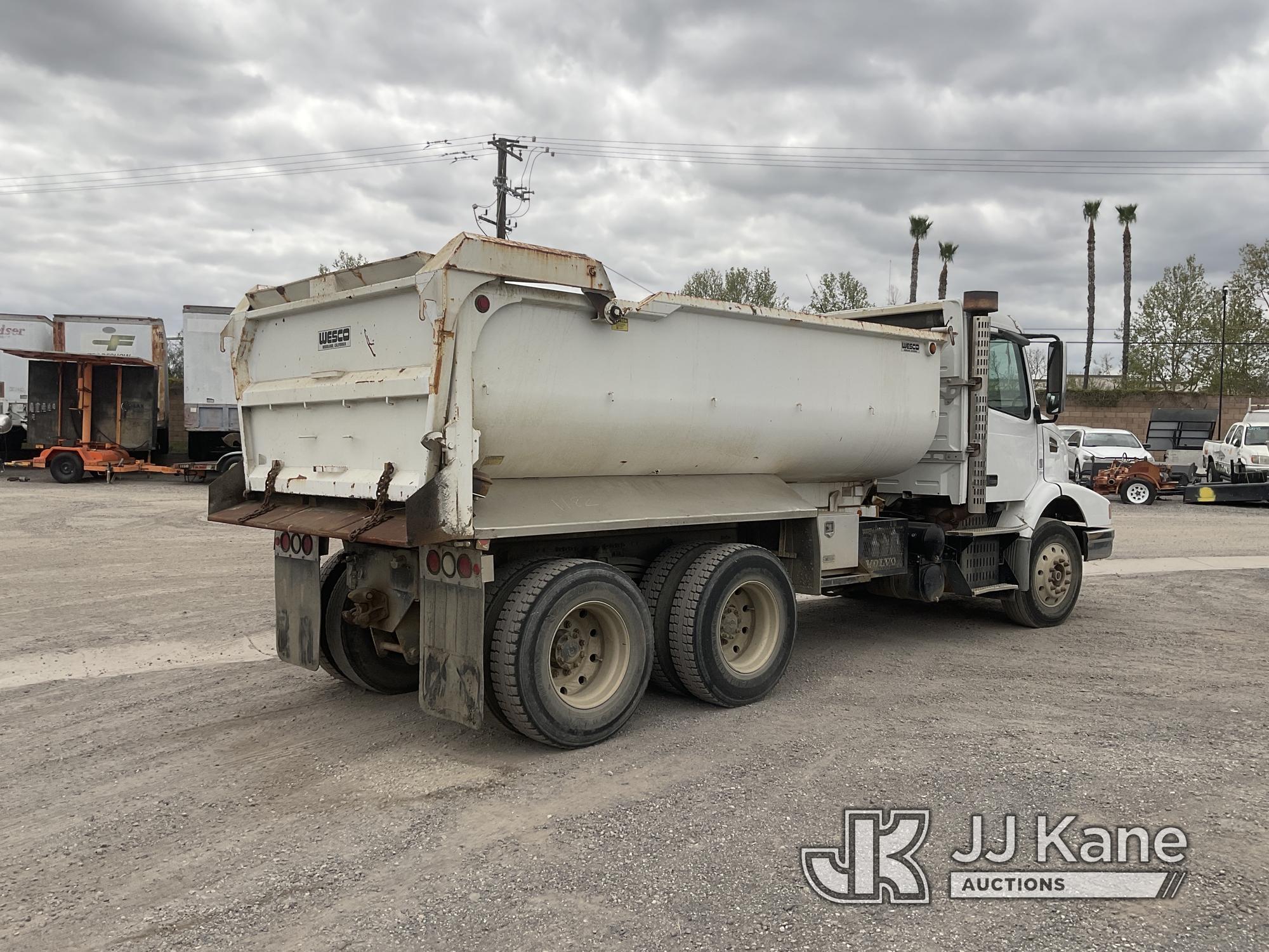 (Jurupa Valley, CA) 2008 Volvo VHD T/A Dump Truck Needs towing, Has Open Recall, Does Not Stay Runni