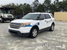 2014 Ford Explorer 4x4 4-Door Sport Utility Vehicle Runs & Moves) (Jump To Start, Body & Paint Damag