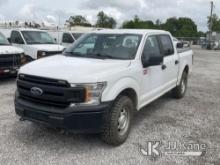 2018 Ford F150 Crew-Cab Pickup Truck Runs & Moves) (Body Damage, Seller Note: Needs New Engine