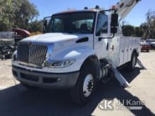 (Ocala, FL) Altec AA55, Material Handling Bucket Truck rear mounted on 2017 International 4300 Utili