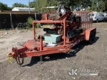 (Tampa, FL) 2005 Ditch Witch SK500 Walk-Behind Crawler Trencher Not Running, Condition Unknown