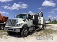 2012 International 7400 6x4 Vacuum Excavation Truck, Manically Owned Runs) (Does Not Move, Condition