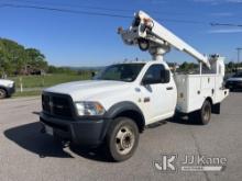 Altec AT235, Telescopic Non-Insulated Bucket Truck mounted behind cab on 2012 Dodge Ram 4500 4x4 Ser