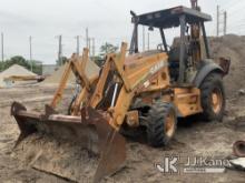 Case 580SM Tractor Loader Backhoe Not Running, Condition Unknown)( Dash Apart, Battery  Pulled Out)(