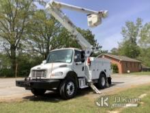 (Graysville, AL) Altec L42M, Over-Center Material Handling Bucket mounted behind cab on 2017 Freight