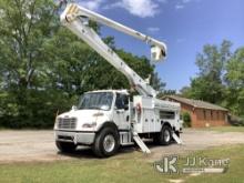 Altec AA55-P, Over-Center Bucket Truck rear mounted on 2019 Freightliner M2-106 Utility Truck Runs, 