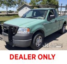 2008 Ford F150 Pickup Truck Runs & Moves) (Exhaust Leak, Check Engine Light On, Engine Noise, No Tai