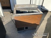 (Dixon, CA) Refrigeration unit. (Seller States Turns On. Used Rusted) NOTE: This unit is being sold
