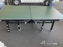 Green Butterfly Ping Pong Table Used