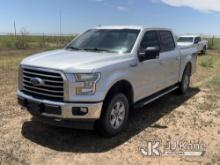 2017 Ford F150 4x4 Crew-Cab Pickup Truck Runs & Moves) (Jump to Start) (Power Steering Fault