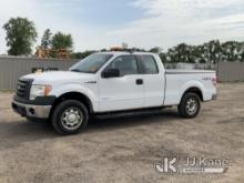 2012 Ford F150 4x4 Extended-Cab Pickup Truck Runs & Moves) (Body Damage, Rust Damage