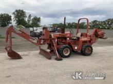 1999 Ditch Witch 5010DD Cable Plow Runs, Moves, Operates) (Both Outrigger Hydraulic Line Broken, Key