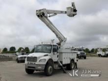 Versalift VST6000I03, Articulating & Telescopic Material Handling Bucket Truck center mounted on 201