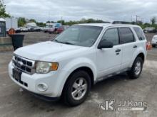 (Plymouth Meeting, PA) 2012 Ford Escape 4x4 4-Door Sport Utility Vehicle Runs & Moves, Body & Rust D