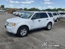 2012 Ford Escape Hybrid 4x4 4-Door Sport Utility Vehicle Runs & Moves, Body & Rust Damage