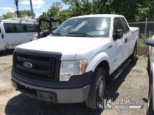 2014 Ford F150 4x4 Extended-Cab Pickup Truck Not Running, Starter Issues, Check Engine Light On, Bod