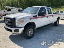 2016 Ford F350 4x4 Crew-Cab Pickup Truck Not Running, No Crank, Drivetrain Condition Unknown, Body &