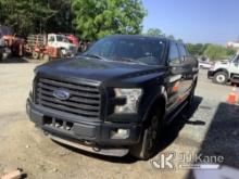 2015 Ford F150 4x4 Crew-Cab Pickup Truck Not Running, No Compression, Conditions Unknown, Buyer Must