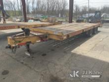 (Shrewsbury, MA) 2013 Lucon Inc. Custom Heavy Haul 10T202ALP T/A Tagalong Equipment Trailer Decking