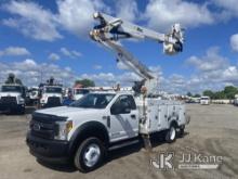 Altec AT48, Articulating & Telescopic Material Handling Bucket Truck rear mounted on 2017 Ford F550 