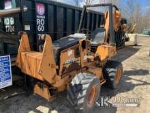 (Kalkaska, MI) 2008 Astec RT560 4x4 Rubber Tired Trencher Not Running, Condition Unknown