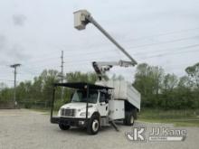 Altec LR7-60E70, Over-Center Elevator Bucket Truck mounted behind cab on 2014 Freightliner M2 106 Ch