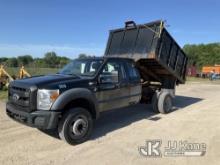 2011 Ford F450 Extended-Cab Dump Truck Runs, Moves, Engine light, Rust, Dump Operates