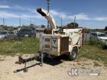 2015 Vermeer BC1000XL Chipper (12in Drum) No Title, Runs, Clutch Engages, No Title, No Key, Water In