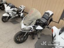 2012 Kawasaki ZG1400-C Motorcycle Not Running, No Key, Stripped Of Parts, Bad Tires