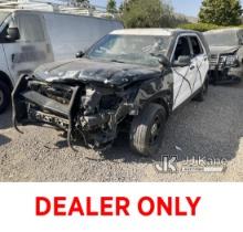 2016 Ford 4-Door Sport Utility Vehicle Not Running, Vehicle Is Wrecked, Missing Key
