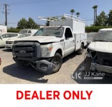 (Jurupa Valley, CA) 2012 Ford F-350 SD Regular Cab Pickup 2-DR Front End Wrecked, Missing Catalytic