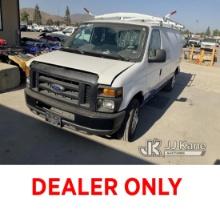 2011 Ford Econoline Cargo Van Runs But Does Not Move, Engine is Knocking, Must Be Towed, Paint Damag
