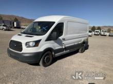 2017 Ford Transit-250 Cargo Van Runs & Moves)(Windshield Cracked