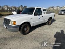 2005 Ford Ranger Pickup Truck Runs & Moves) (Bad Brakes, Brake Pedal Goes To Floor Before Engages, M