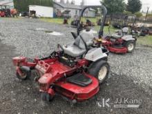 2015 Exmark Lazer Z Zero Turn Mower Not Running, Condition Unknown) (Missing Ignition