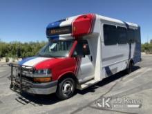 (Salt Lake City, UT) 2015 Chevrolet 4500 Shuttle Bus Runs & Moves) (Broken Window
