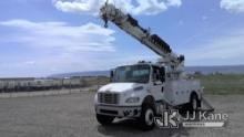 Altec DC47-TR, Digger Derrick rear mounted on 2016 Freightliner M2 106 4x4 Utility Truck Runs, Moves