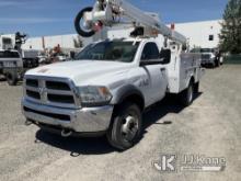 Altec AT40G, Articulating & Telescopic Bucket Truck mounted behind cab on 2016 RAM 5500 4x4 Service 