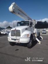 Altec AA55, Material Handling Bucket rear mounted on 2016 Kenworth T370 4x4 Utility Truck Runs, Move