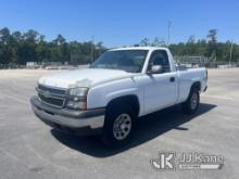 2006 Chevrolet K1500 4x4 Pickup Truck Runs & Moves) (Paint Damage, Co-Op Unit,