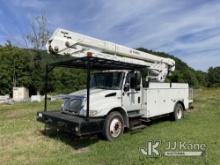 (Harriman, TN) Terex/HiRanger TCX-55, Bucket Truck rear mounted on 2010 International 4300 Utility T