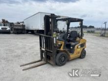 (Chester, VA) 2008 Caterpillar P5000 Solid Tired Forklift Runs & Operates