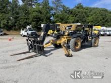 (Chester, VA) 2014 Caterpillar TL943C 4x4x4 Rough Terrain Telescopic Forklift Runs & Operates
