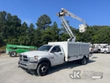 (Chester, VA) Altec AT248F, Articulating & Telescopic Bucket Truck rear mounted on 2016 RAM 5500 Ser