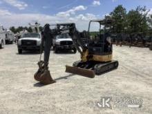 (Villa Rica, GA) 2014 John Deere 27D Mini Hydraulic Excavator Runs, Moves & Operates) (Throttle Slow